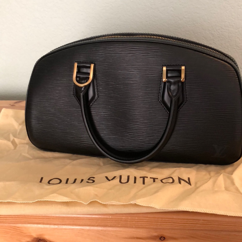 Louis Vuitton Jasmin Epi Noir black handbag